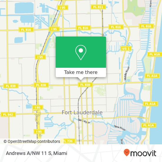 Mapa de Andrews A/NW 11 S