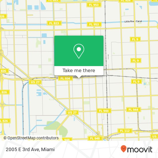Mapa de 2005 E 3rd Ave