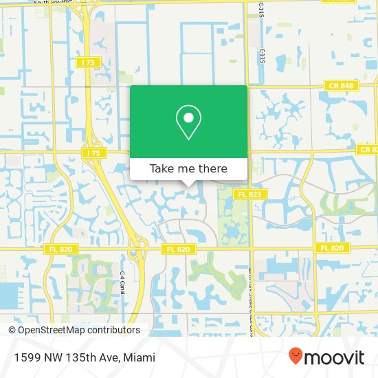 1599 NW 135th Ave map