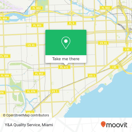 Mapa de Y&A Quality Service