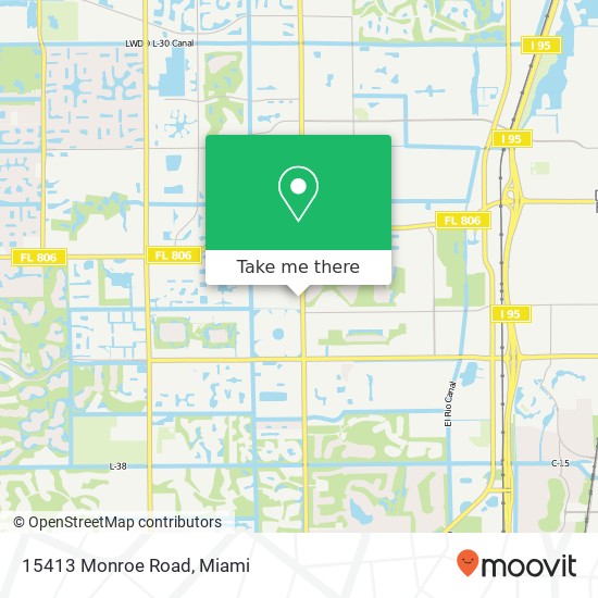 Mapa de 15413 Monroe Road