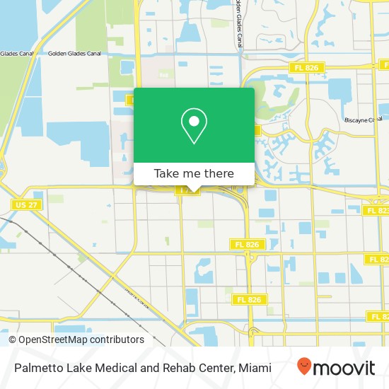 Palmetto Lake Medical and Rehab Center map