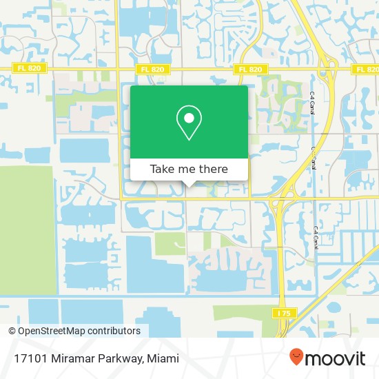 17101 Miramar Parkway map