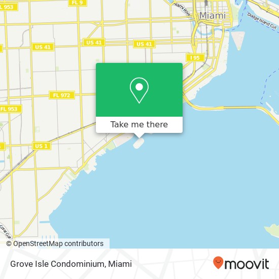 Mapa de Grove Isle Condominium