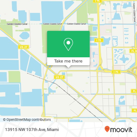 13915 NW 107th Ave map