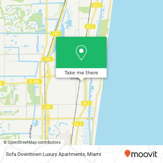 Sofa Downtown Luxury Apartments map