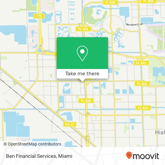 Ben Financial Services map