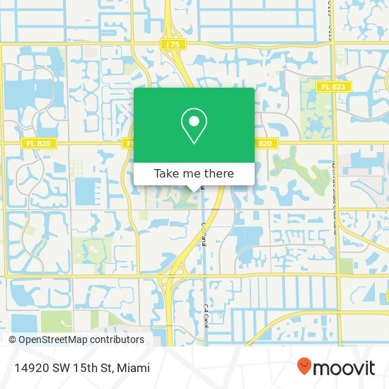 14920 SW 15th St map