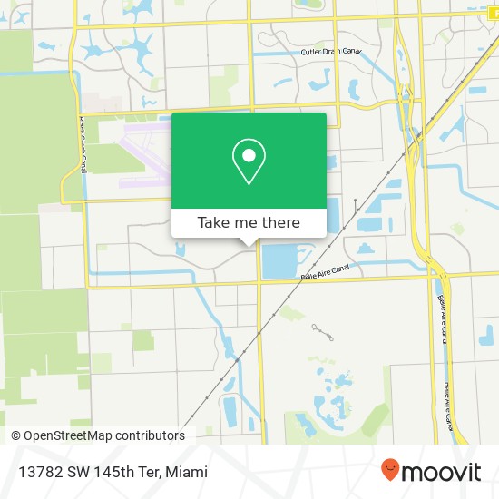 13782 SW 145th Ter map