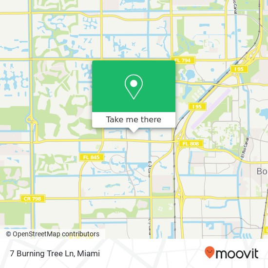 7 Burning Tree Ln map