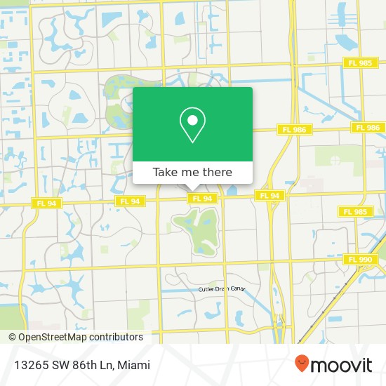 13265 SW 86th Ln map