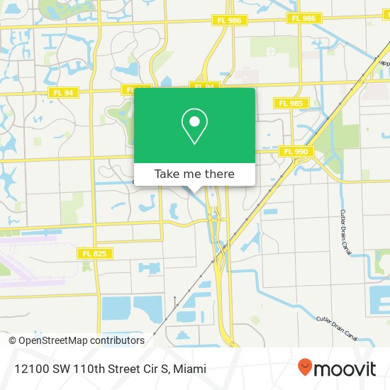 12100 SW 110th Street Cir S map