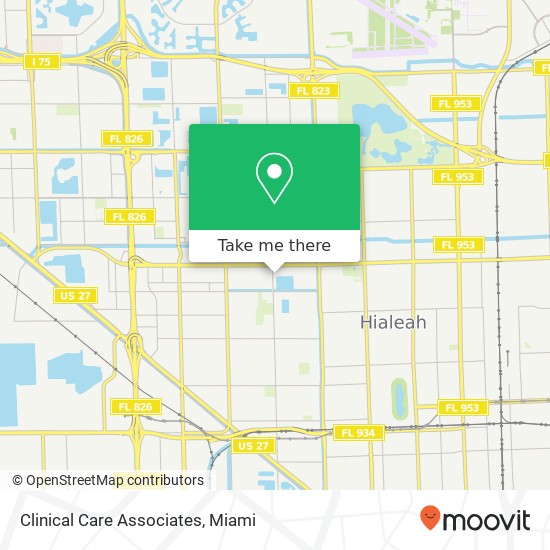 Mapa de Clinical Care Associates