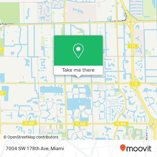 7004 SW 178th Ave map