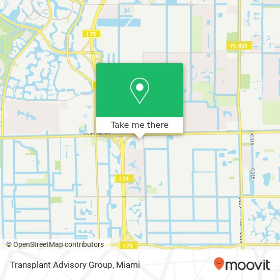 Transplant Advisory Group map