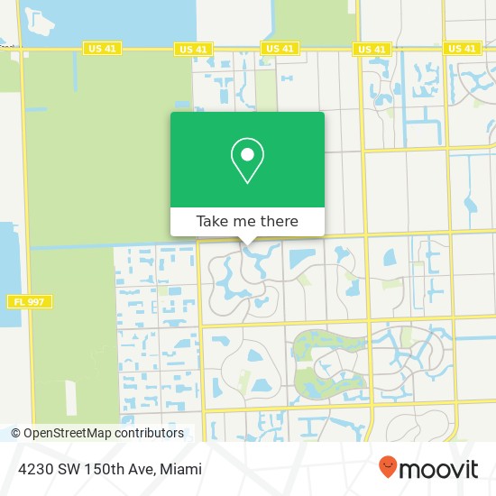 4230 SW 150th Ave map