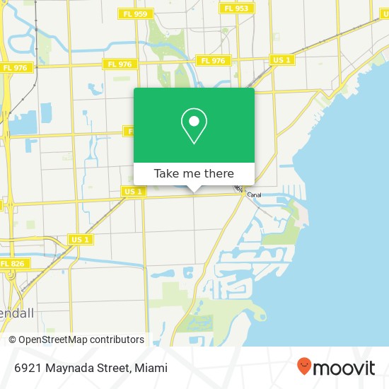 6921 Maynada Street map