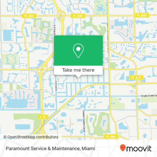 Paramount Service & Maintenance map