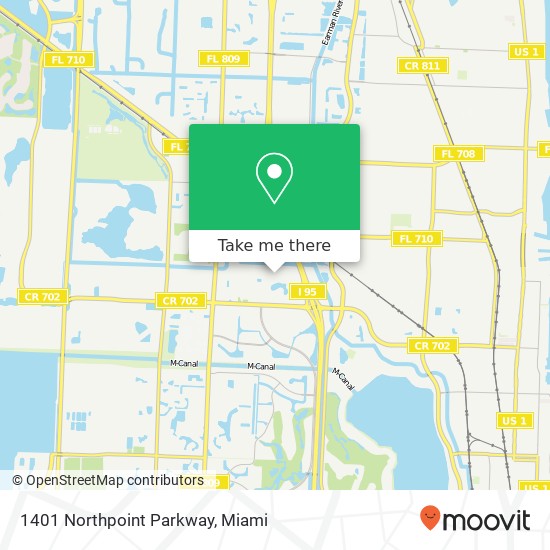 Mapa de 1401 Northpoint Parkway