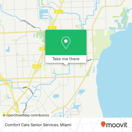 Comfort Care Senior Services map