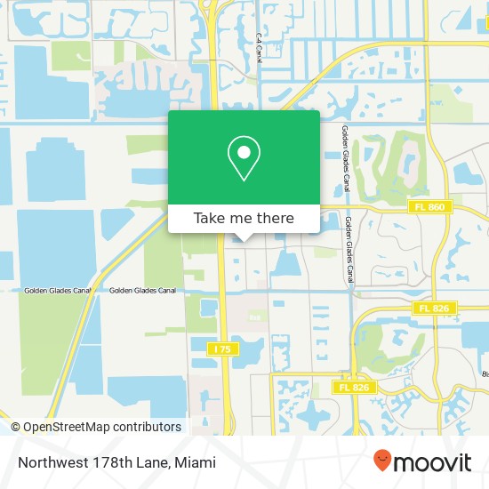 Northwest 178th Lane map