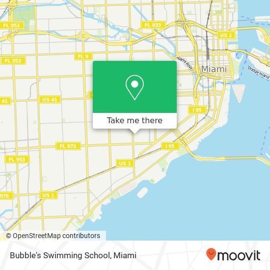 Mapa de Bubble's Swimming School