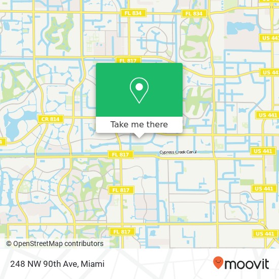 248 NW 90th Ave map