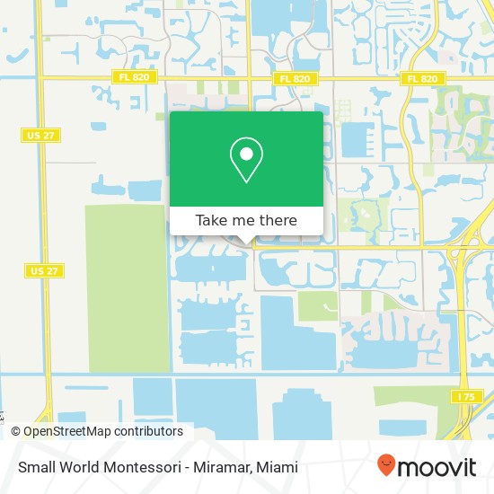 Small World Montessori - Miramar map