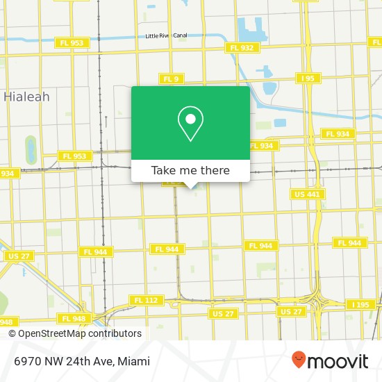 Mapa de 6970 NW 24th Ave