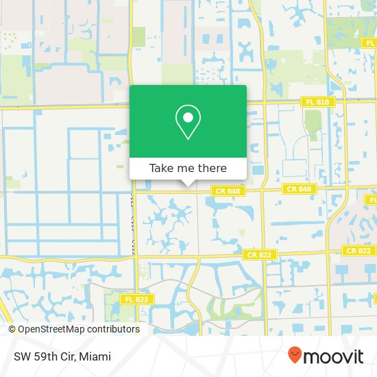 Mapa de SW 59th Cir