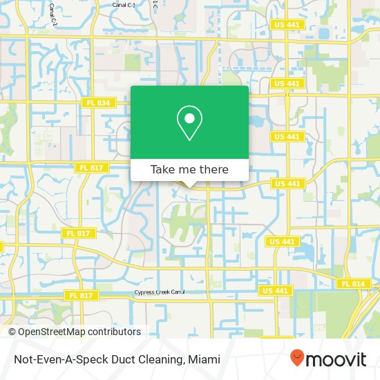 Not-Even-A-Speck Duct Cleaning map