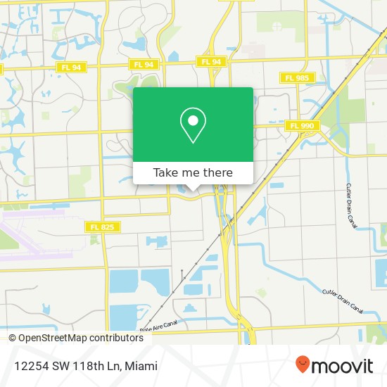 12254 SW 118th Ln map