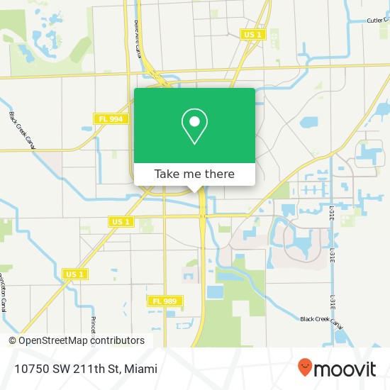 10750 SW 211th St map
