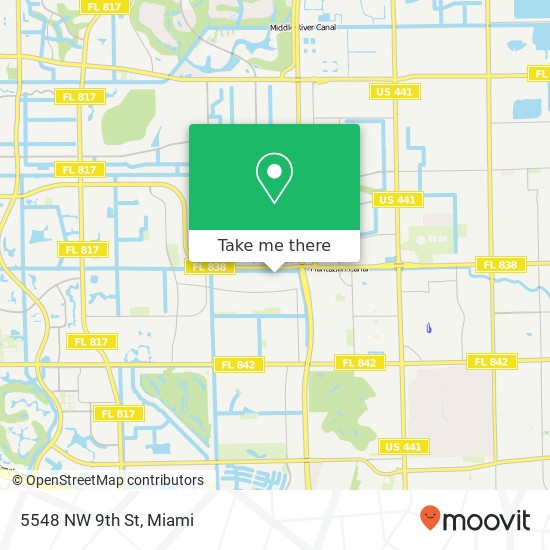 Mapa de 5548 NW 9th St