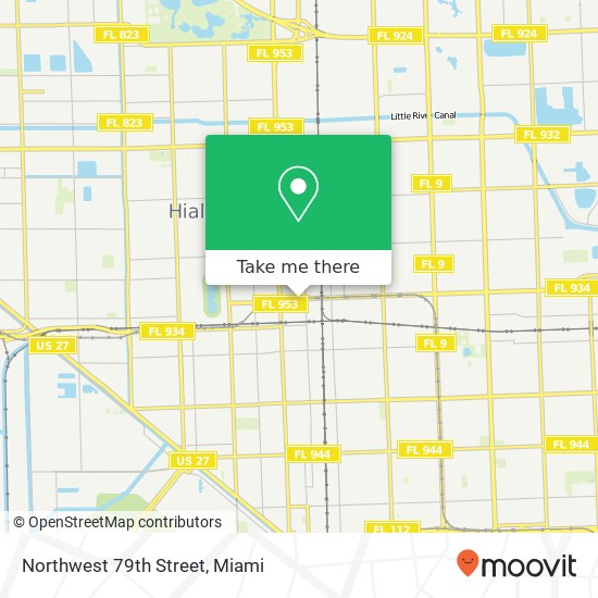 Mapa de Northwest 79th Street