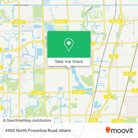 Mapa de 4900 North Powerline Road