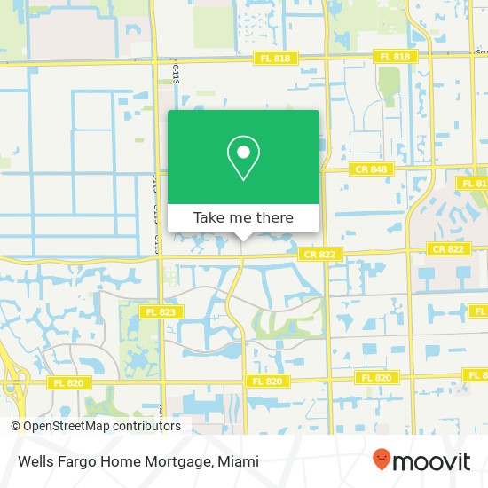 Wells Fargo Home Mortgage map