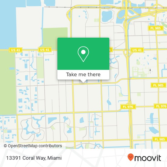 Mapa de 13391 Coral Way