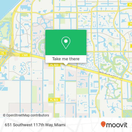 651 Southwest 117th Way map