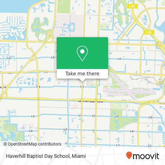Mapa de Haverhill Baptist Day School