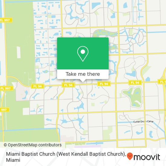 Miami Baptist Church (West Kendall Baptist Church) map