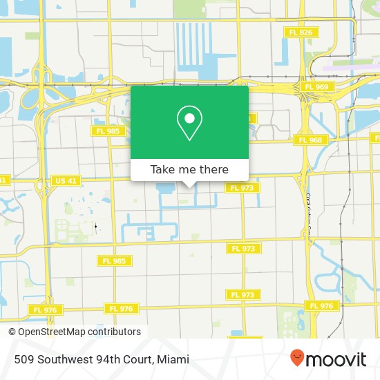 Mapa de 509 Southwest 94th Court