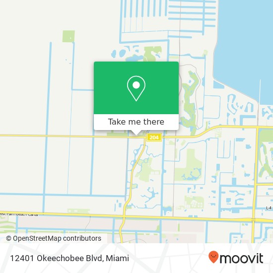 Mapa de 12401 Okeechobee Blvd