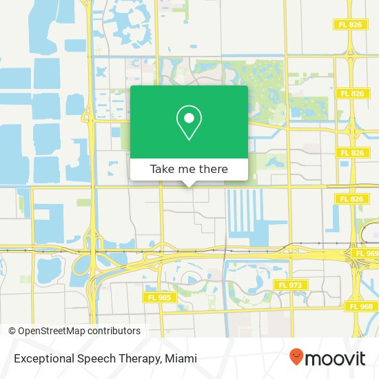 Exceptional Speech Therapy map