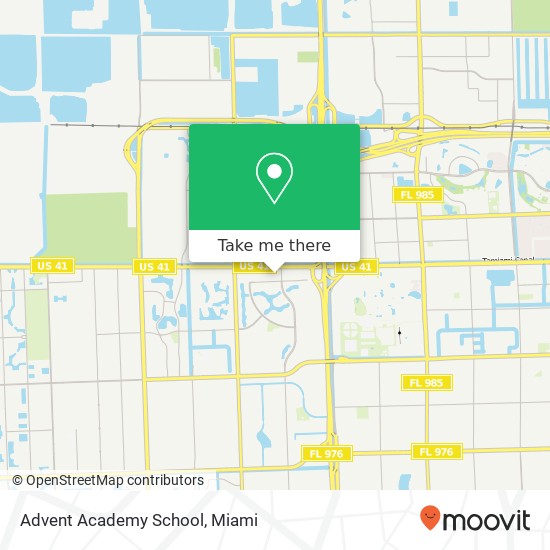 Advent Academy School map