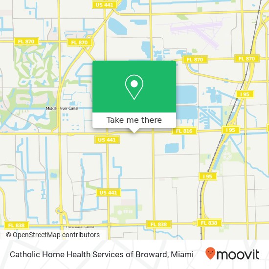 Mapa de Catholic Home Health Services of Broward