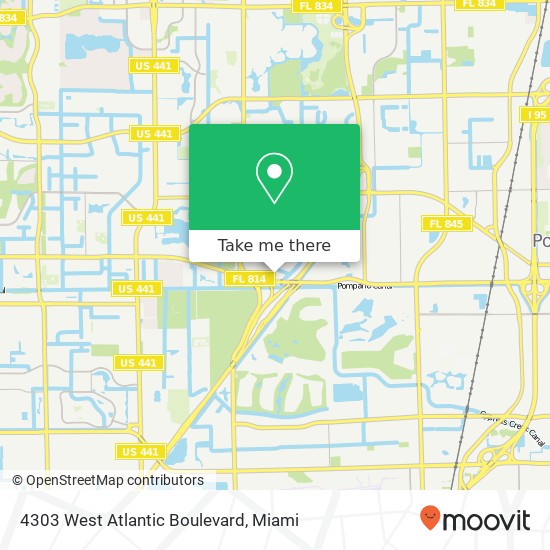 Mapa de 4303 West Atlantic Boulevard