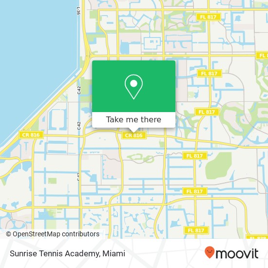 Mapa de Sunrise Tennis Academy
