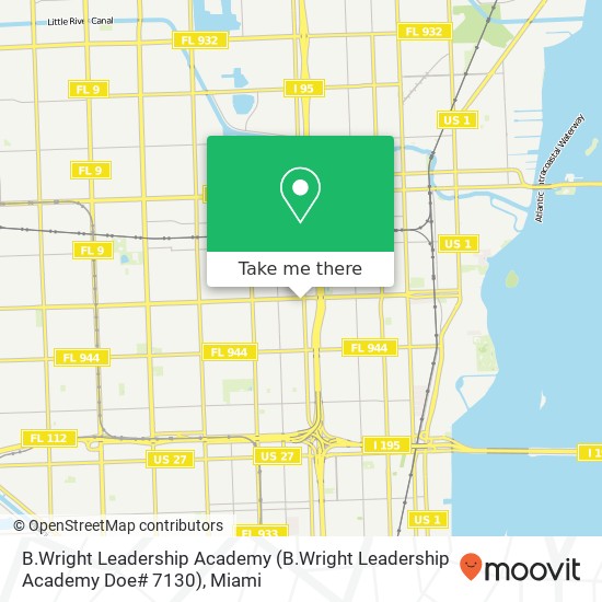 Mapa de B.Wright Leadership Academy (B.Wright Leadership Academy Doe# 7130)