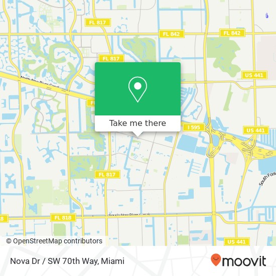 Nova Dr / SW 70th Way map